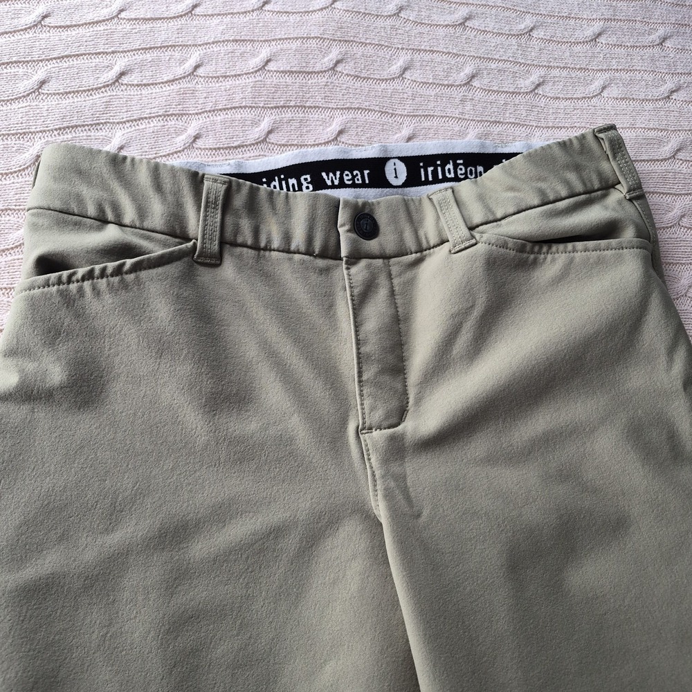 Irideon Women's Riding Breeches Khaki Beige Size 30 Made in‎ USA